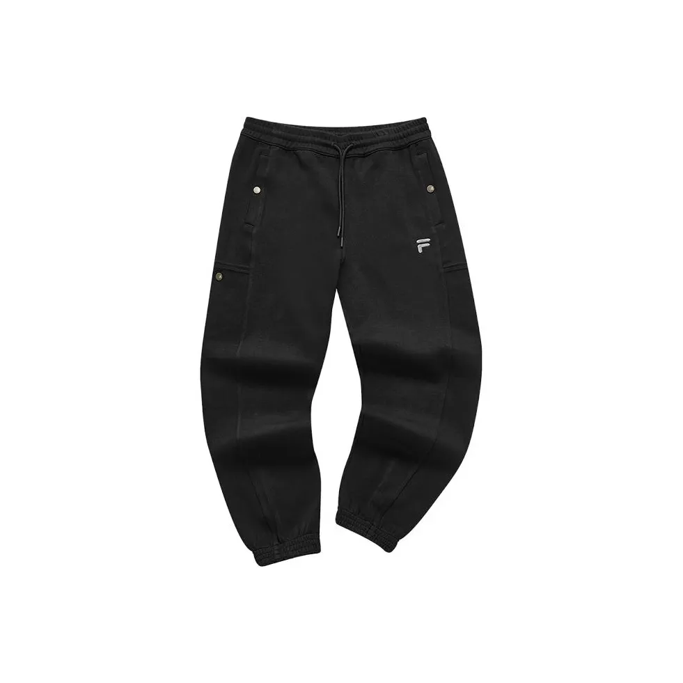 FILA FUSION Knitted Sweatpants Men's Jet Black