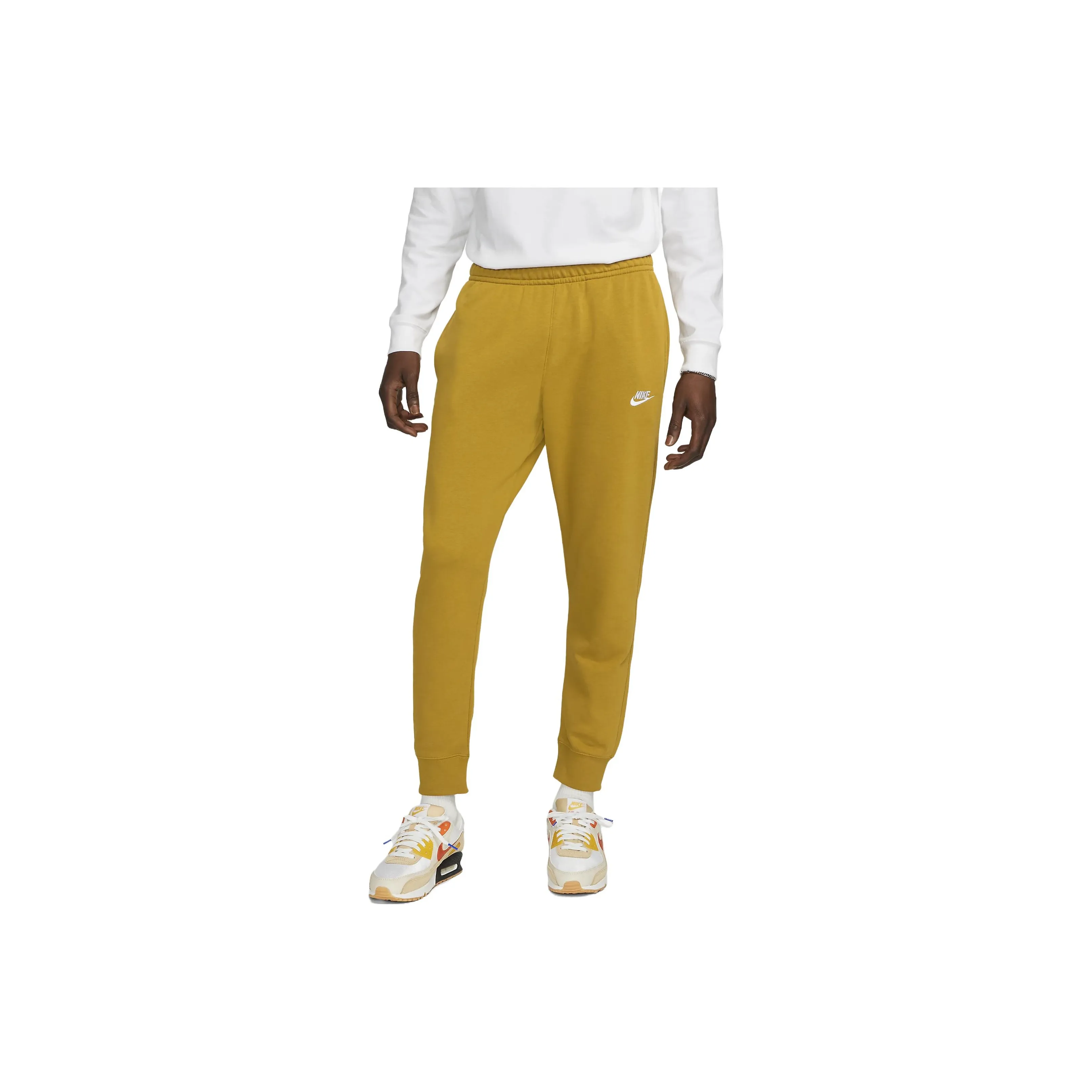 Nike Knitted Sweatpants Men's Yellow