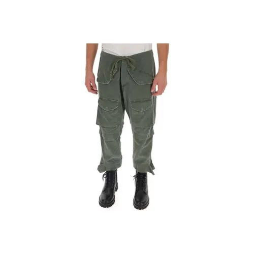 GREG LAUREN Зеленые Мужские Повседневные Брюки