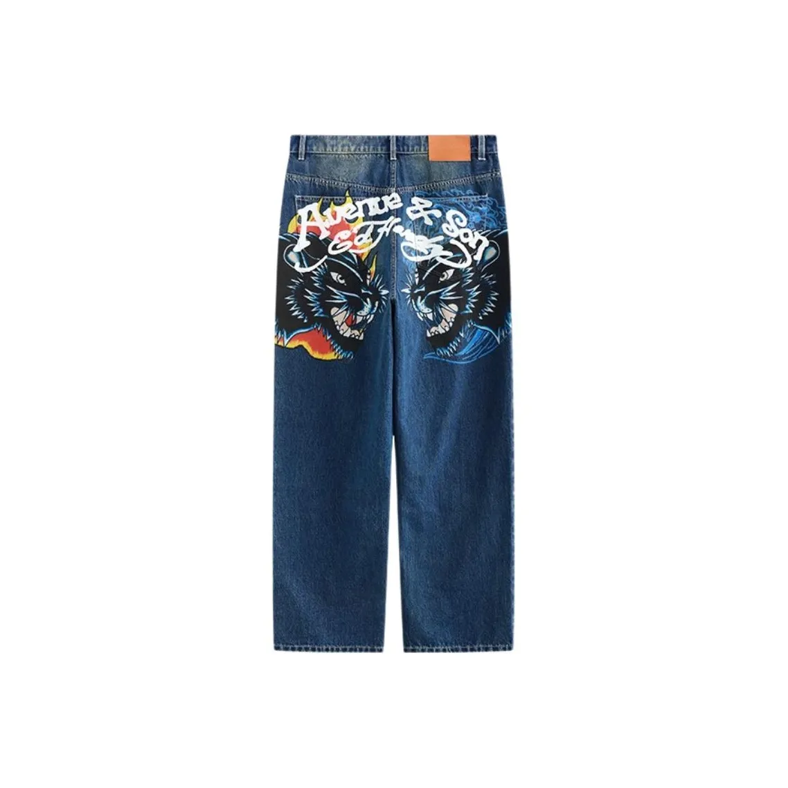 Ed Hardy Индиго Мужские Джинсы