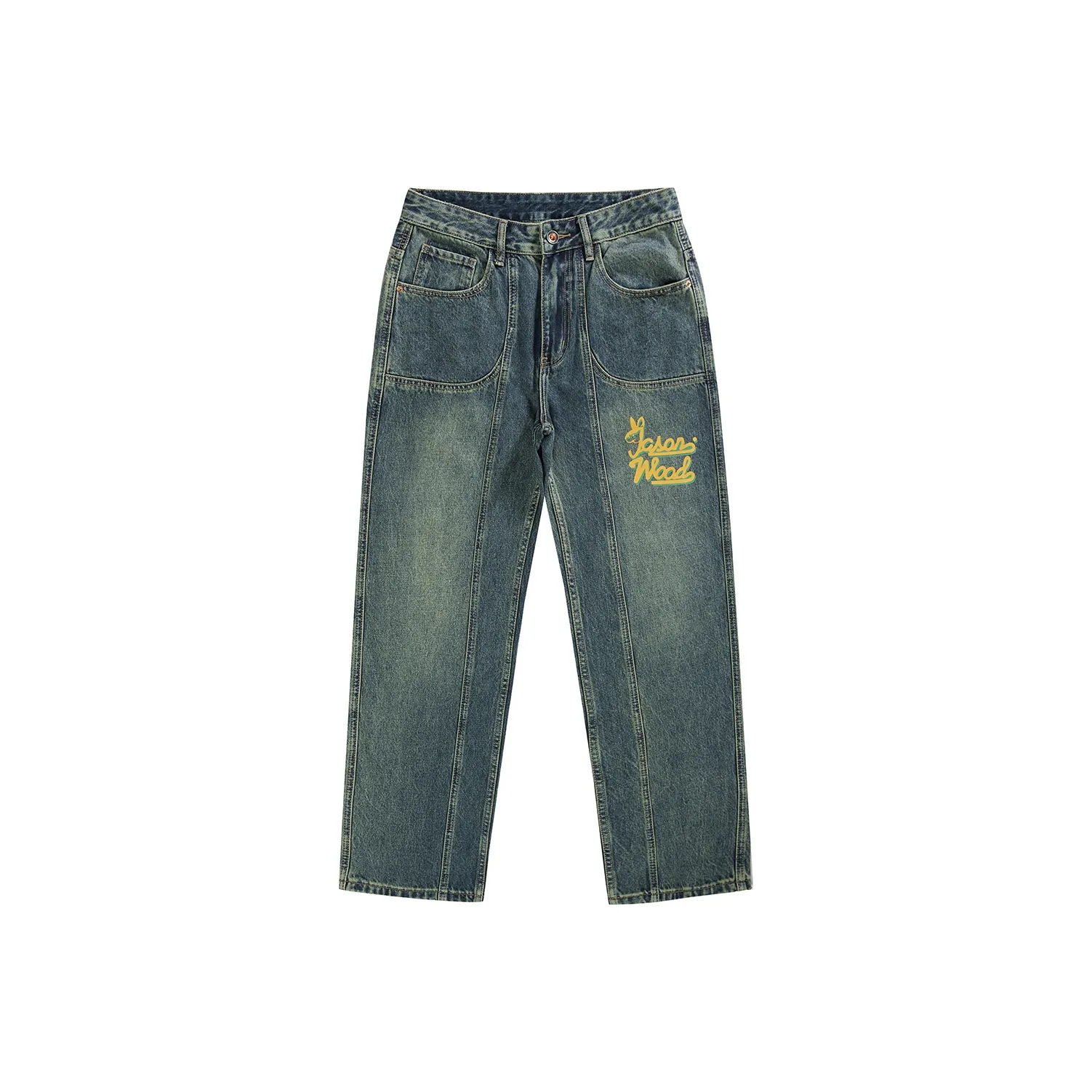 JASONWOOD Cowboy on the Run Джинсы Унисекс Синий