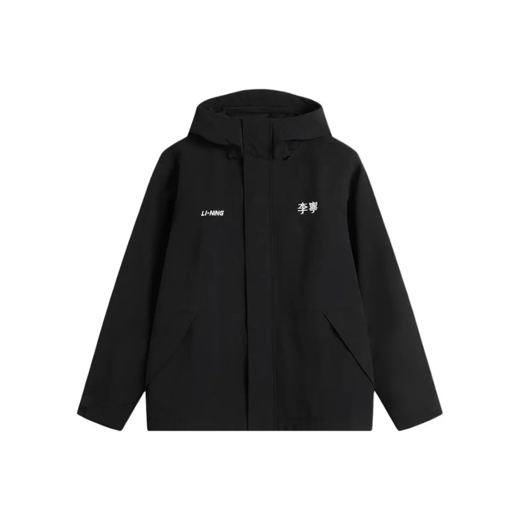 LiNing Trench Coat Unisex Black