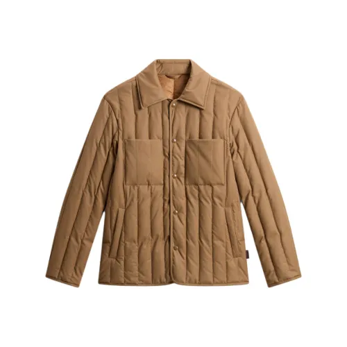 WOOLRICH Верблюжий Мужские Пуховики