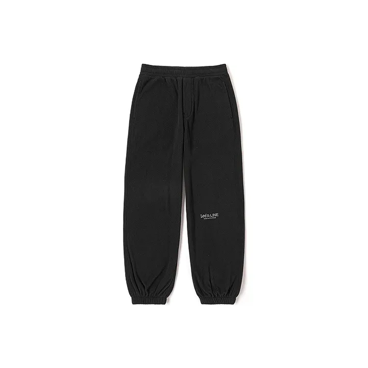 Lee Xline Черные Унисекс Вязаные Тренировочные Брюки