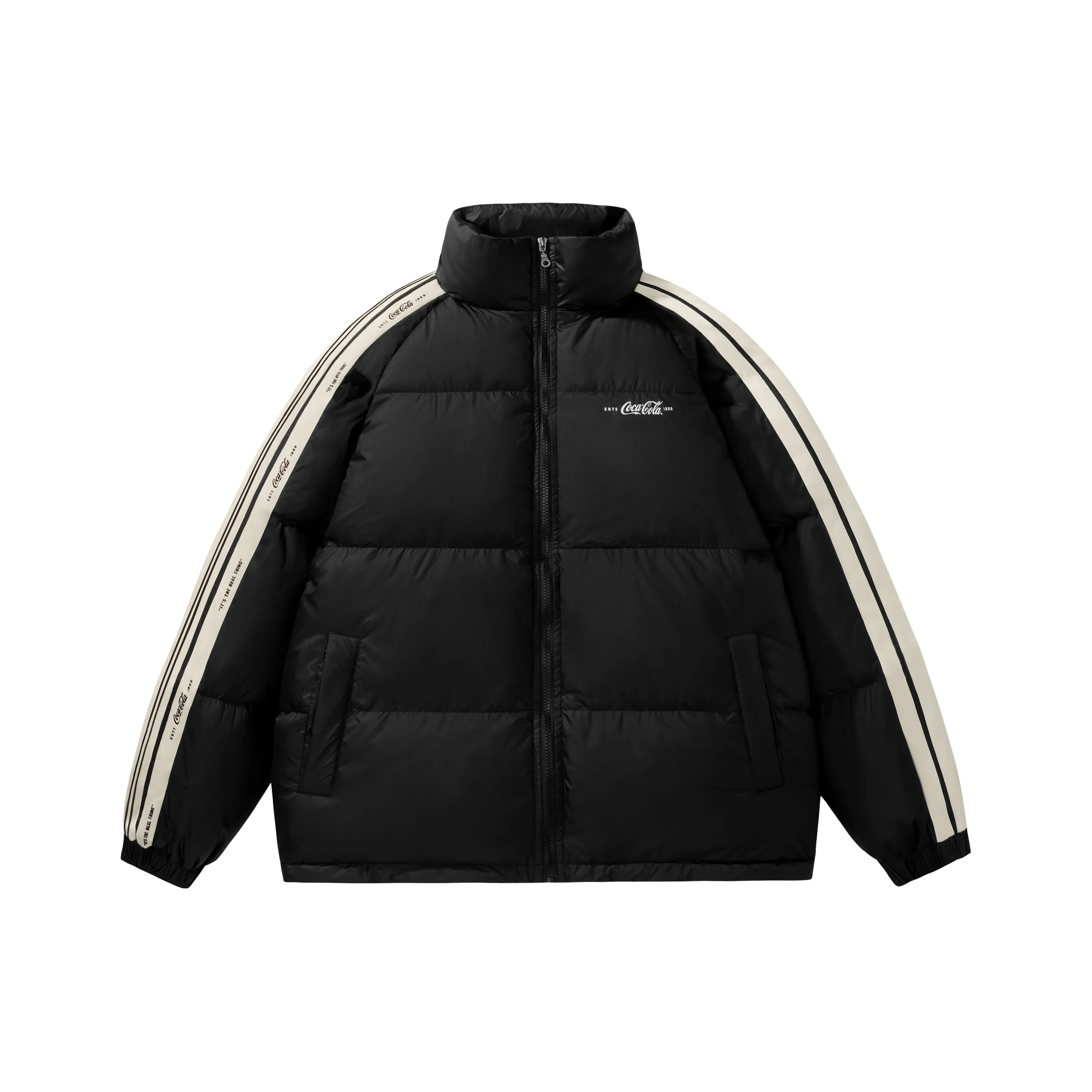 COCA COLA Пуховик Унисекс Черный