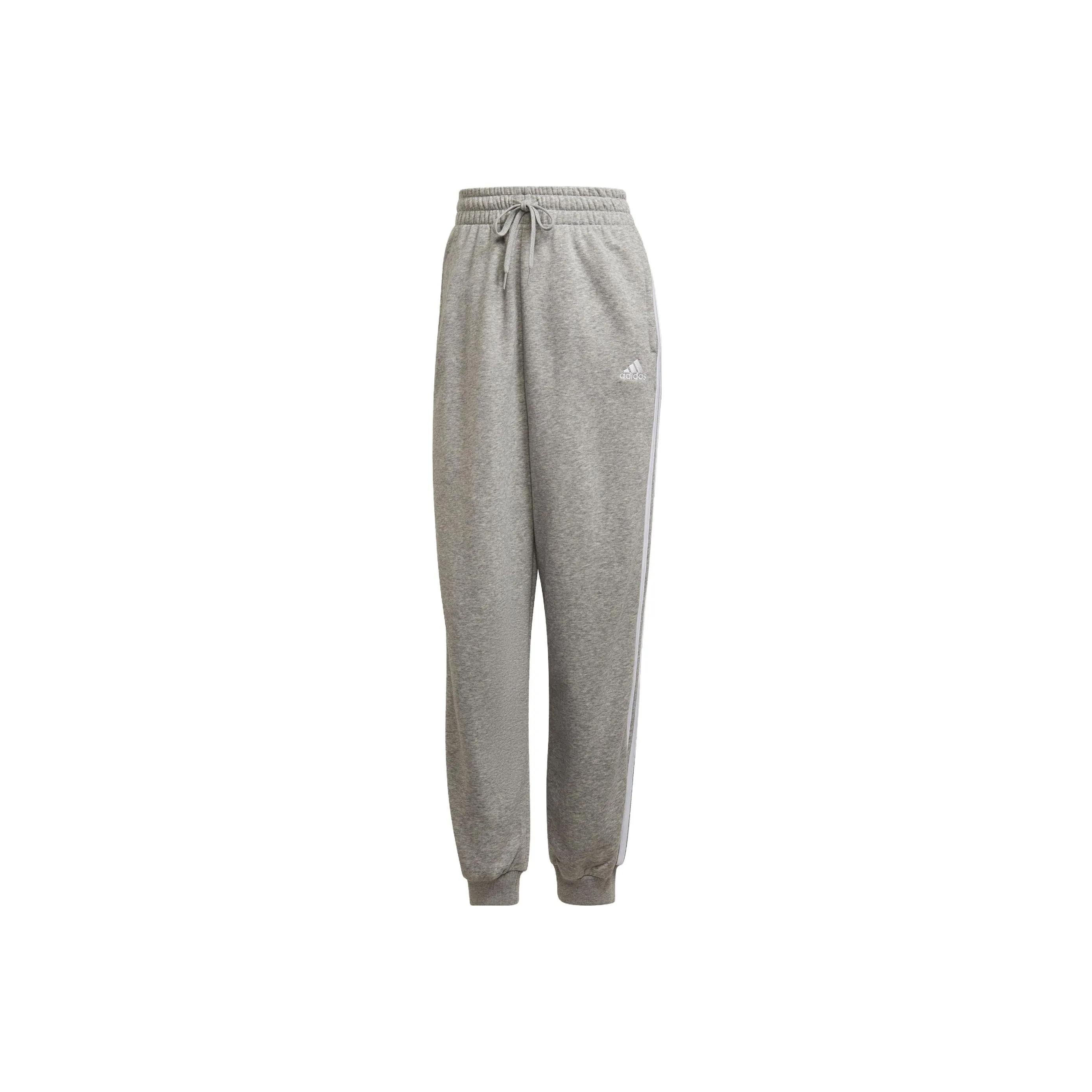 Adidas Knitted Sports Pants Women's Light Gray