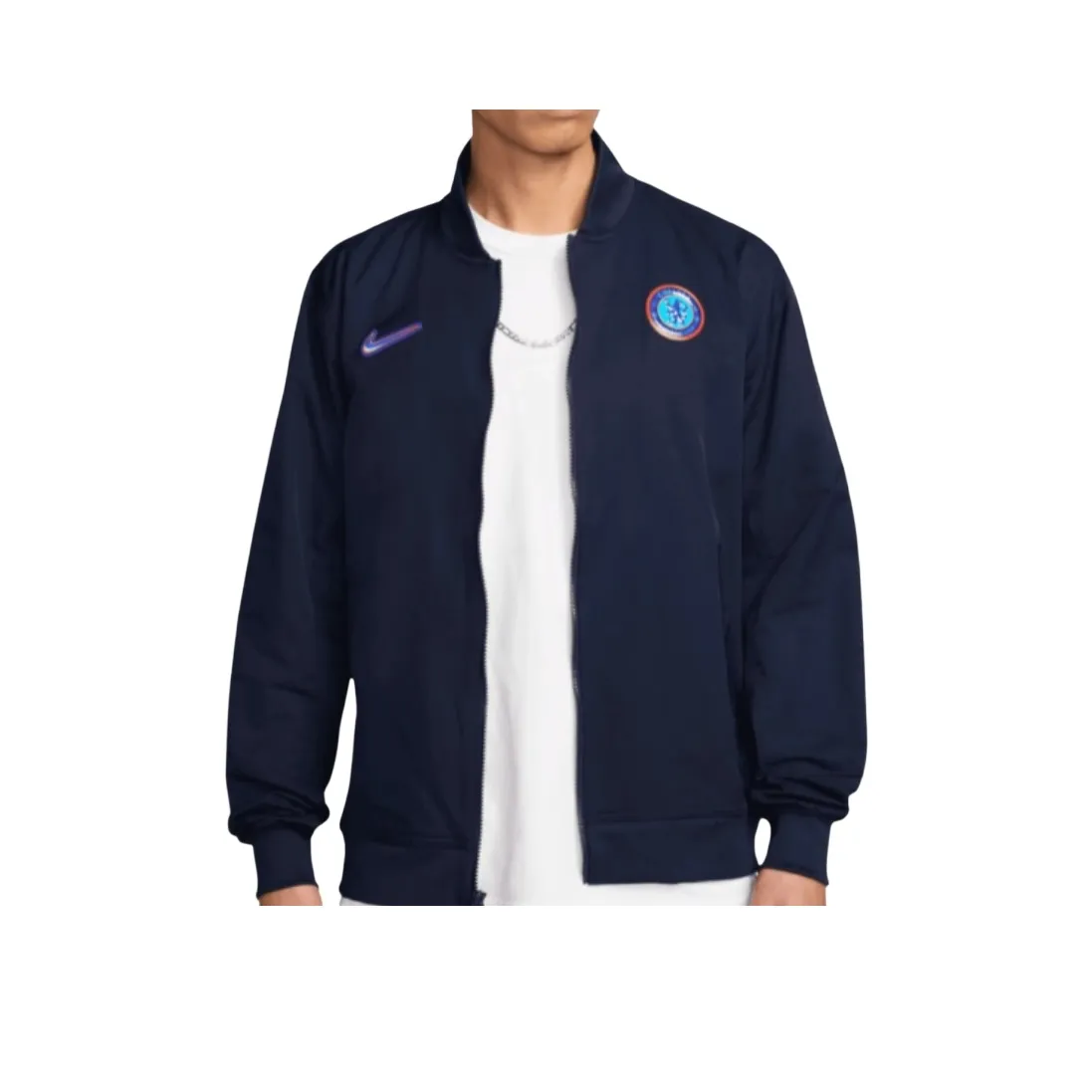 nike Chelsea 2024 25FC Куртки и Пальто Мужской Морской Синий