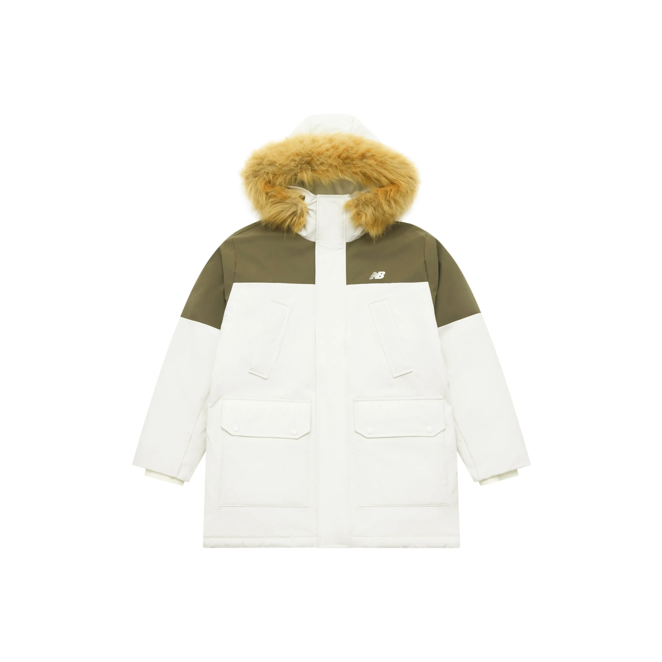 New Balance Пуховик Мужской Белый