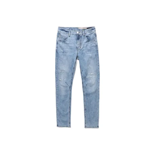 ABLE JEANS Мужские джинсы небесно-голубого цвета