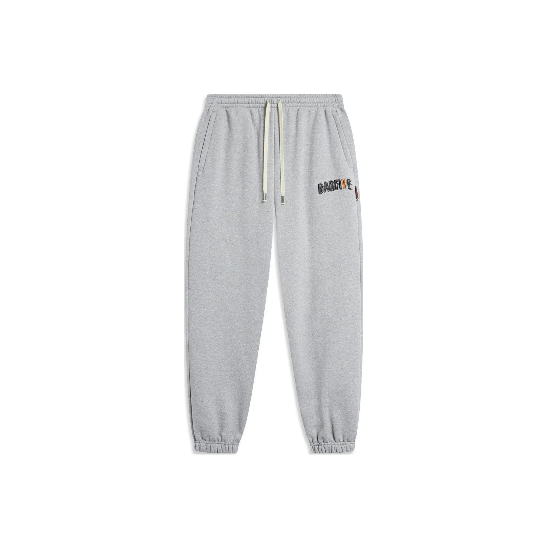 LINING Badfive Вязаные Тренировочные Штаны Мужские Фотиния Серый
