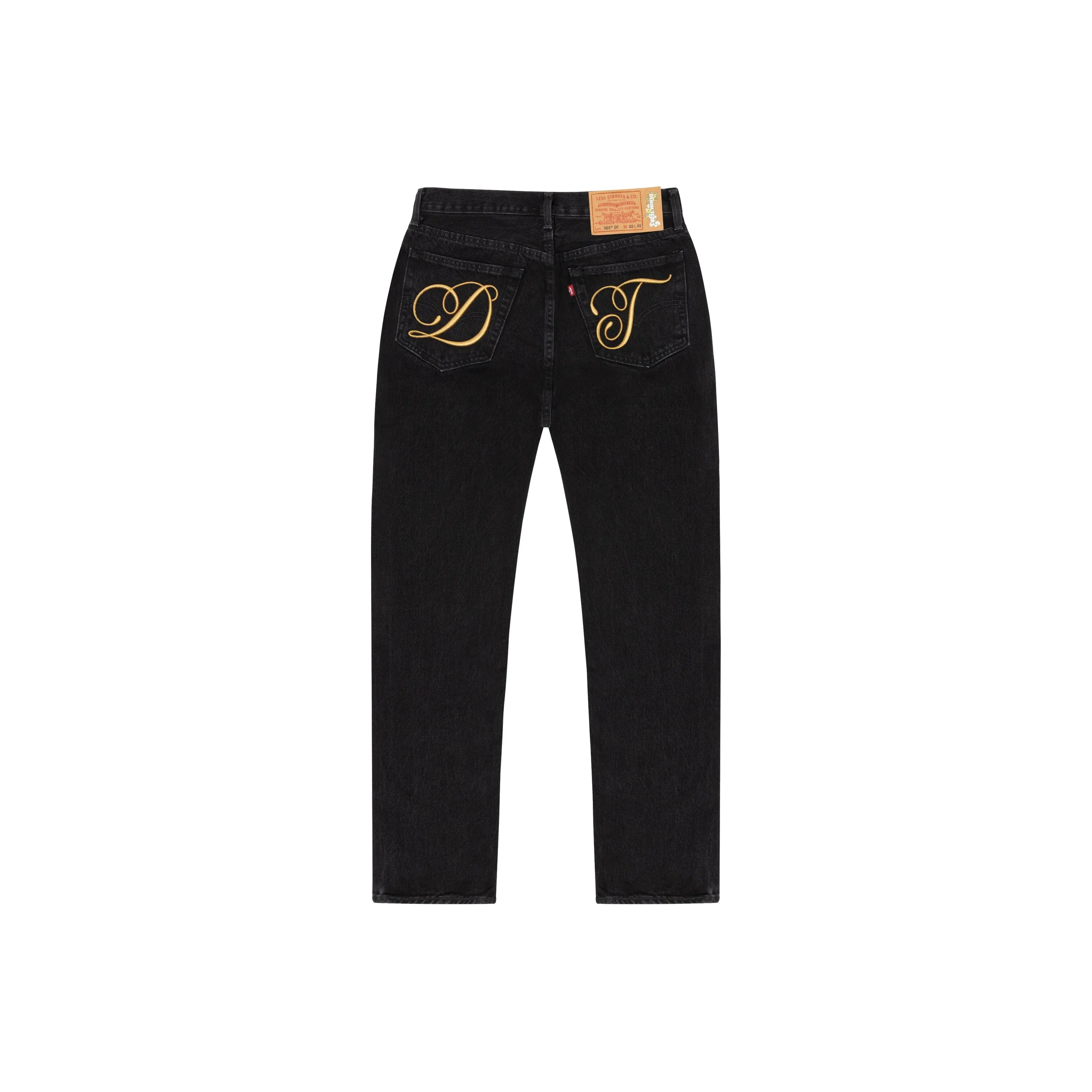 Denim Tears x Levis/, Denim Tears X Levis Co branded Series FW23 Jeans Unisex Black