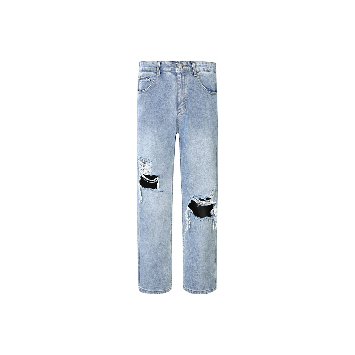 LISENPOK Jeans Unisex Light Blue