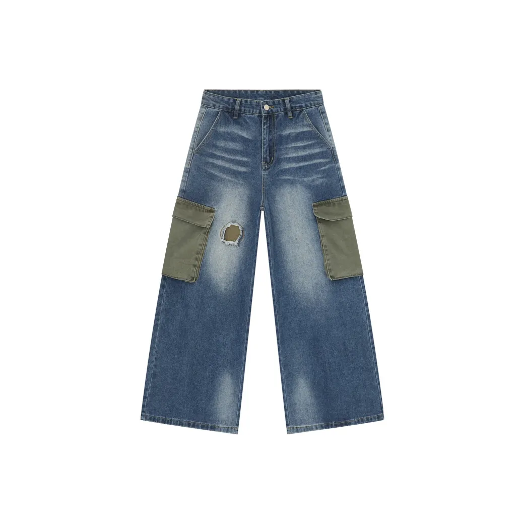 Voguo Relay Jeans Unisex Army Blue