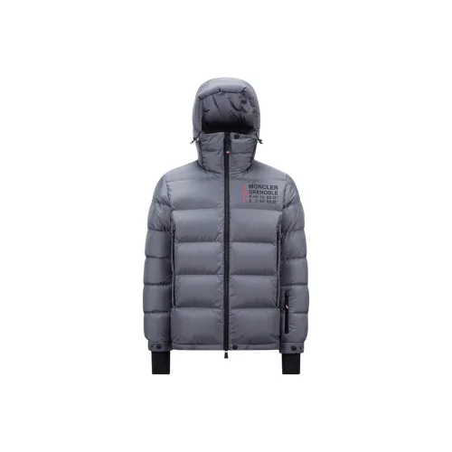Moncler Grenoble Темно-серый Мужские пуховики