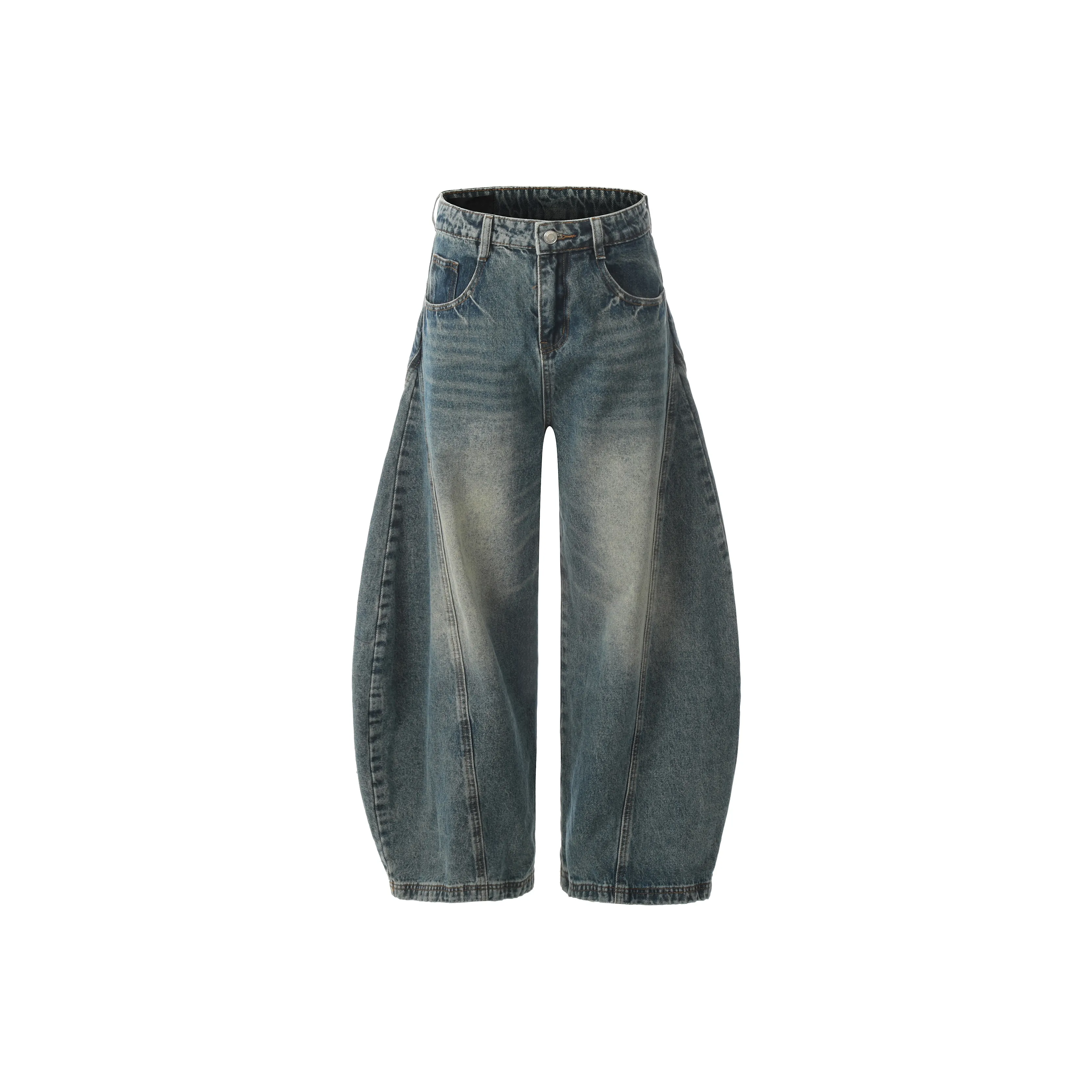 HOKLV Синие Унисекс Джинсы