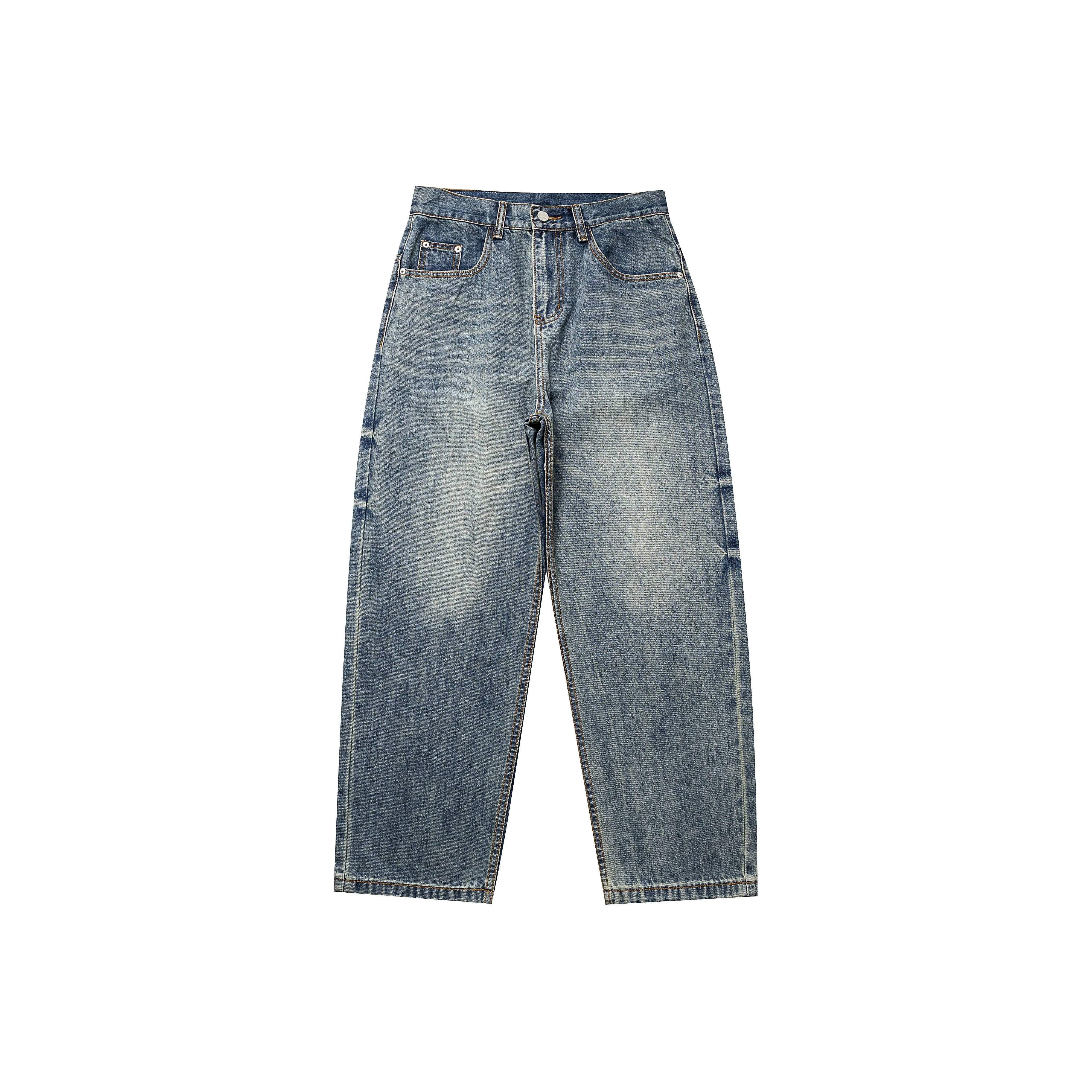 NOT BRAND ATTITUDE Джинсы Мужские Выстиранные Синий