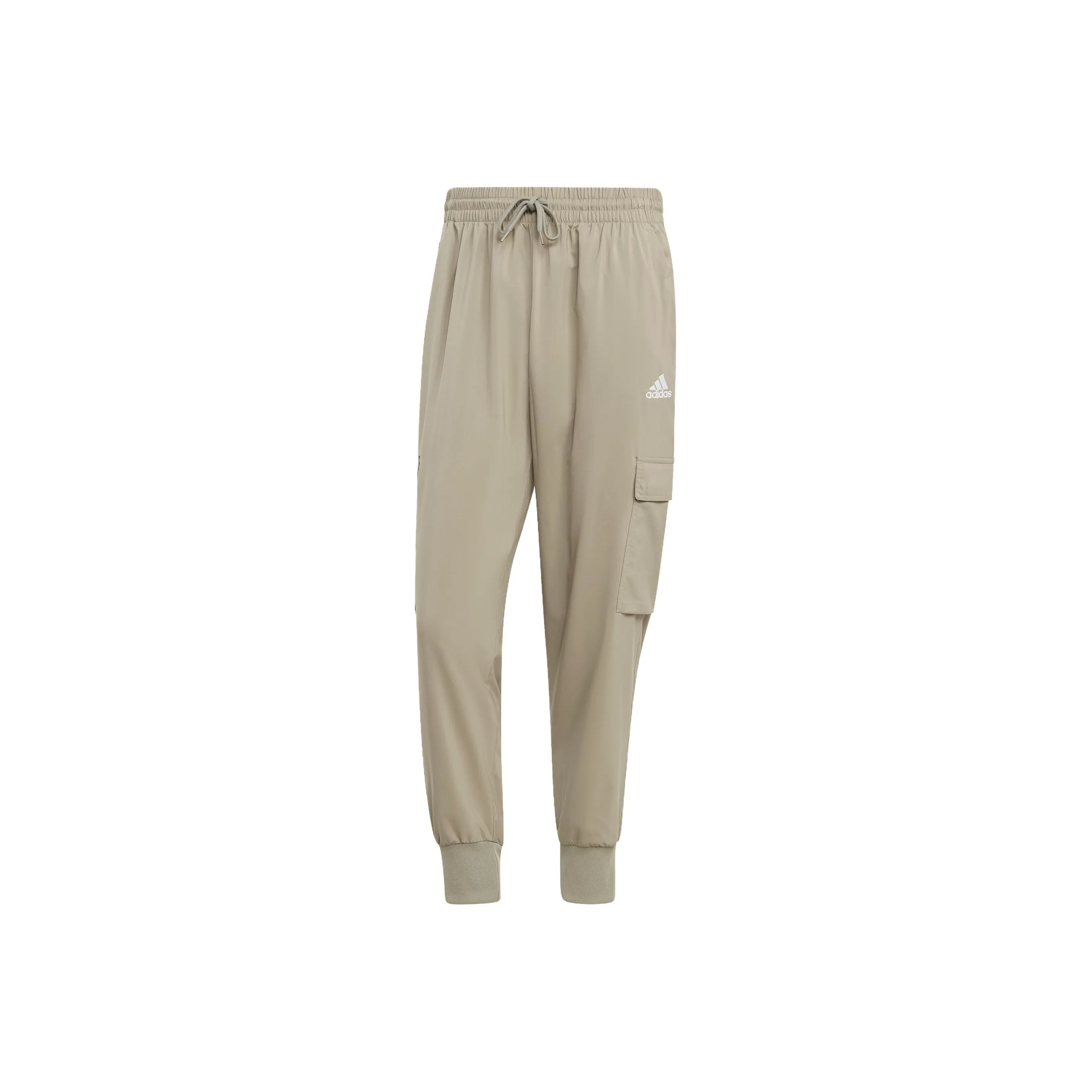 Adidas Essential Knitted Sweatpants Men's Pebble Silver Gray