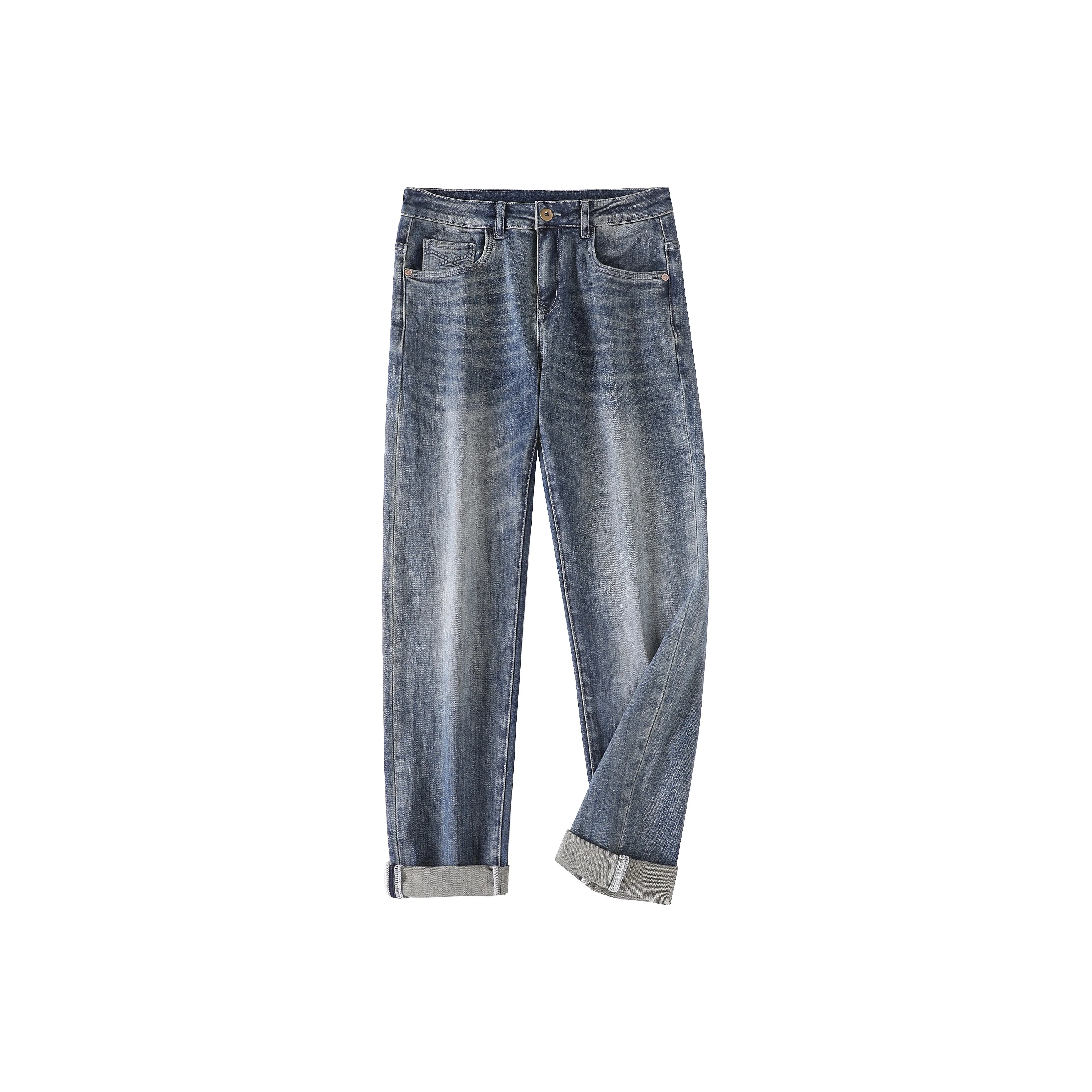 JUCY JUDY Джинсы Мужские Джинсовый Синий