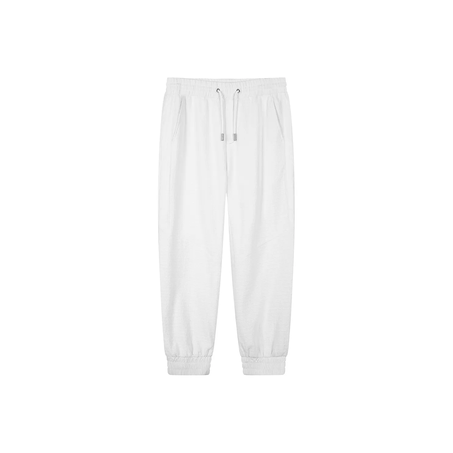 DAVID NAMAN Белые Мужские Вязаные Спортивные Штаны