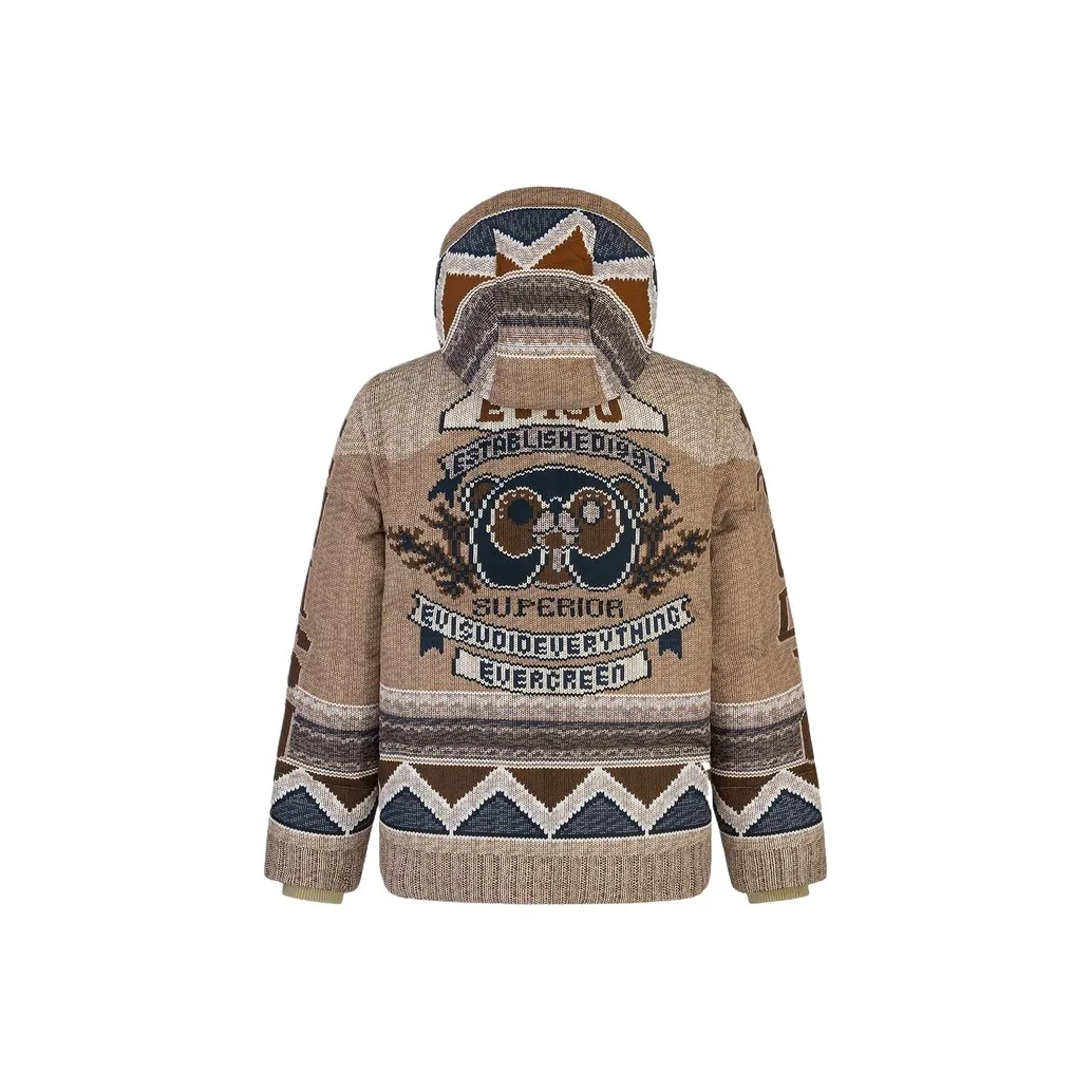 EVISU Down Jacket Men's Apricot
