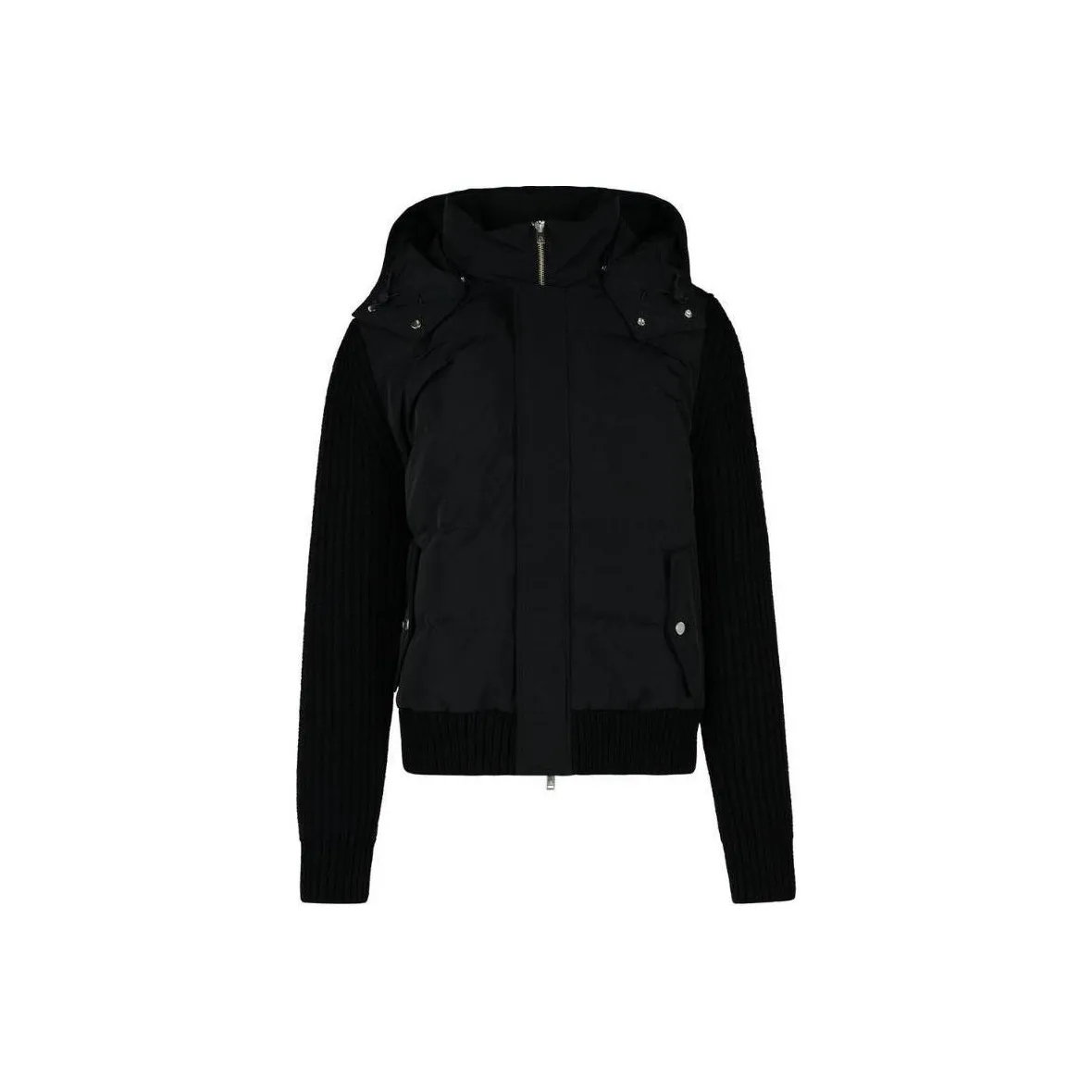 Moose Knuckles Maple Hybrid Zip Up Bomber Jacket