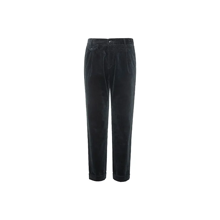DAVID NAMAN Casual Pants Men's Navy Blue