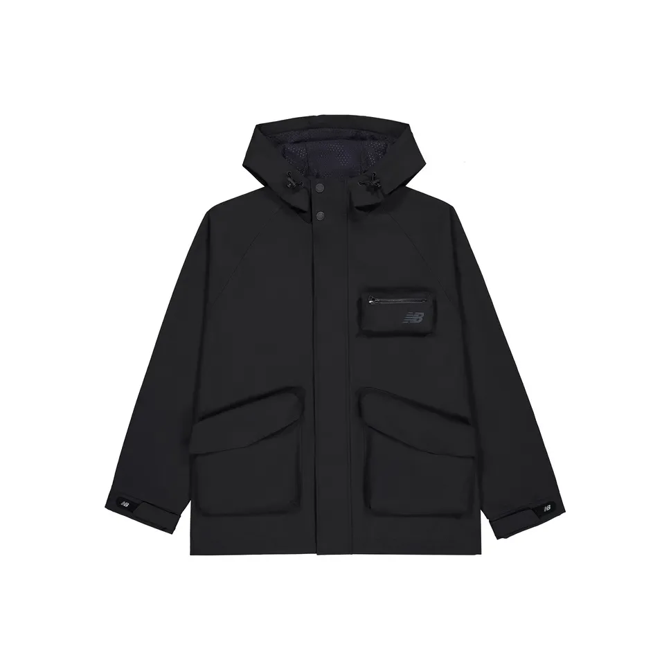 New Balance совместные куртки и пальто унисекс черные