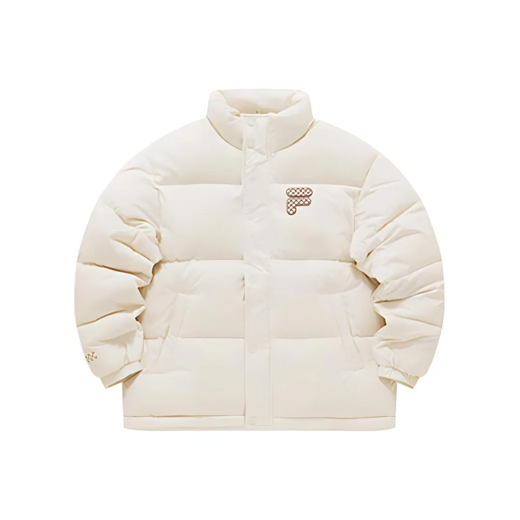 FILA FUSION FOB Down Jacket Unisex Wheat Cream