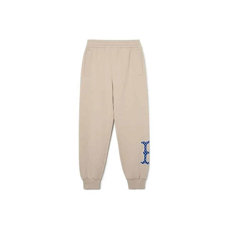 MLB Knitted Sweatpants Unisex Light Beige