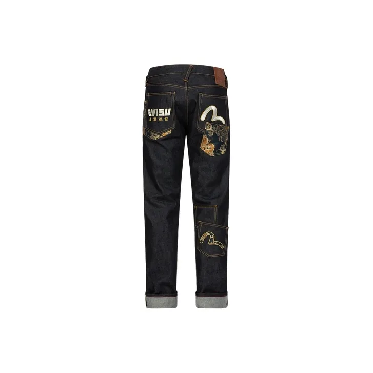EVISU Jeans Men Denim Blue