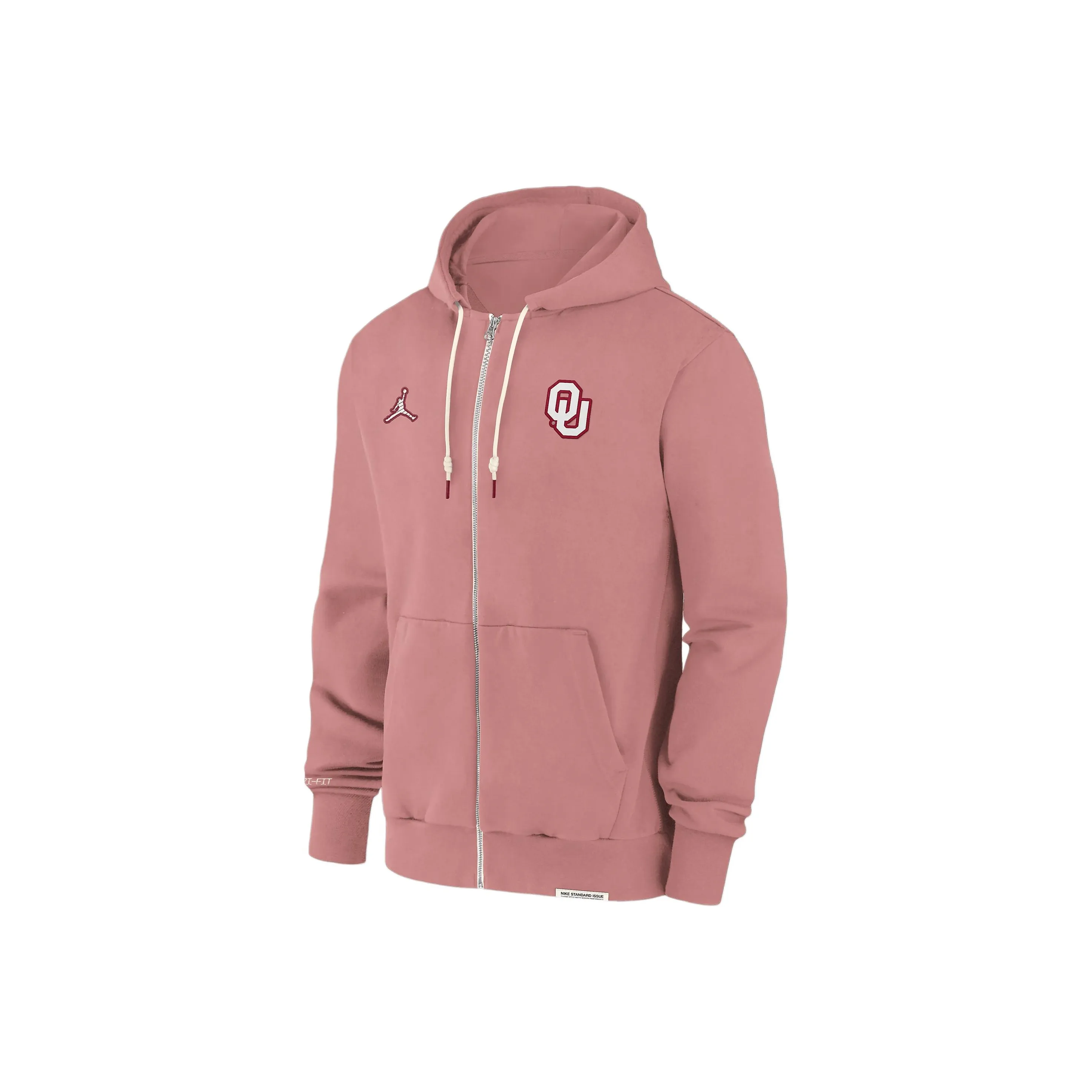 Jordan Oklahoma Sooners Sideline Player Men's Jordan Dri FIT College Full Zip Hoodie