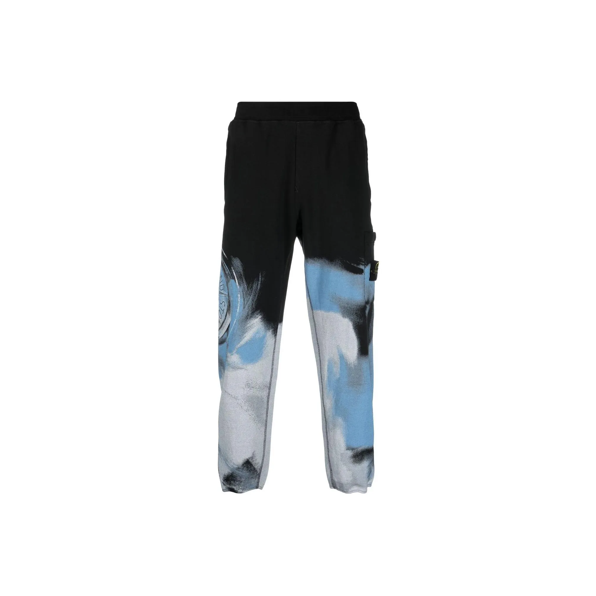 STONE ISLAND Knitted Sweatpants Men Black