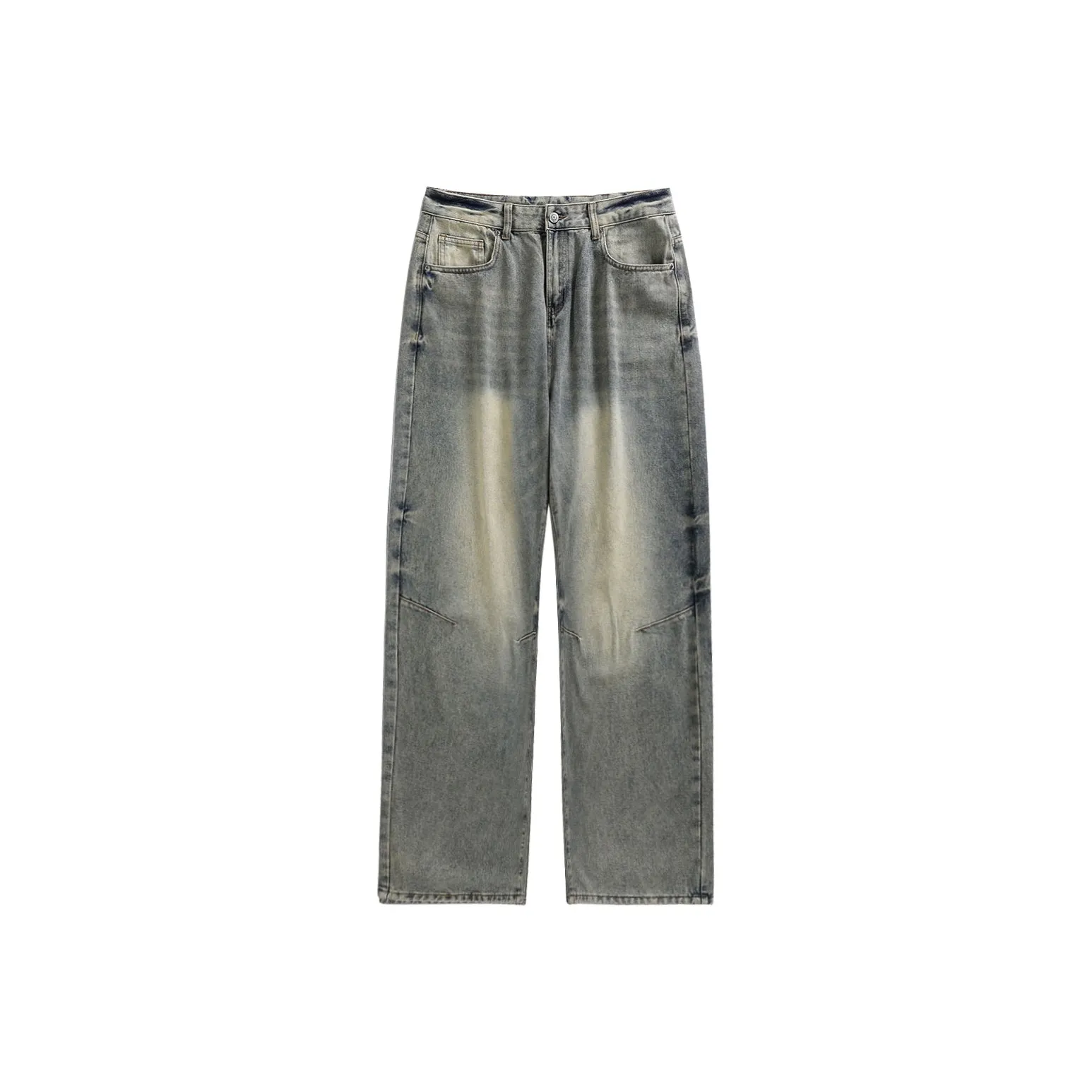 THREEAGAINTHR33 Jeans Unisex Yellow Mud