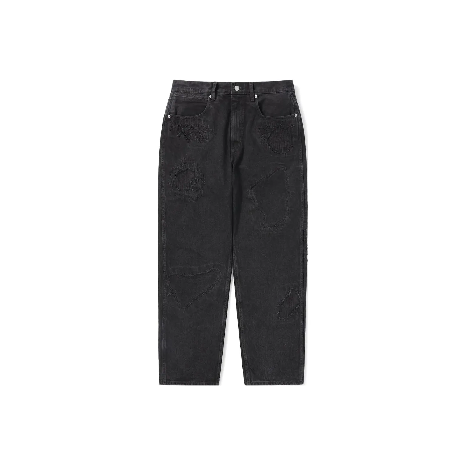 Thisisneverthat Felix The Cat Co brand Jeans Unisex Black