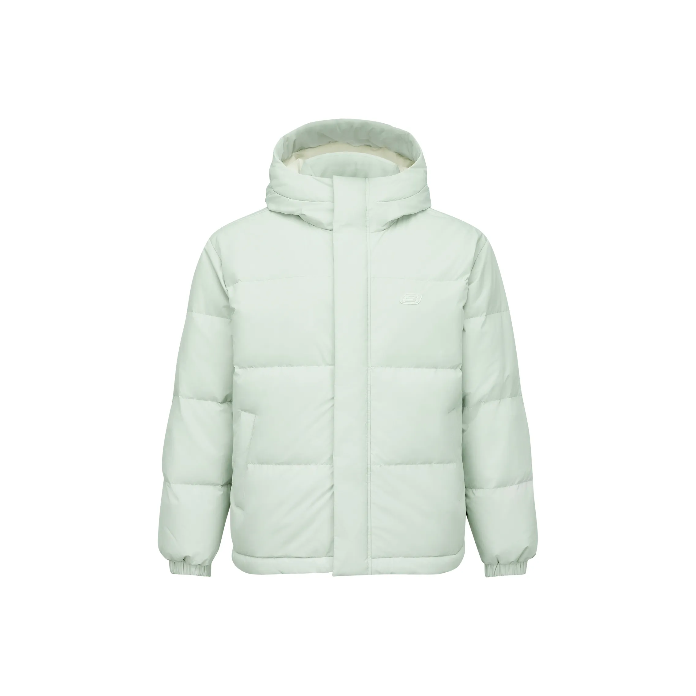 Skechers Пуховик Унисекс Ртуть Зеленый