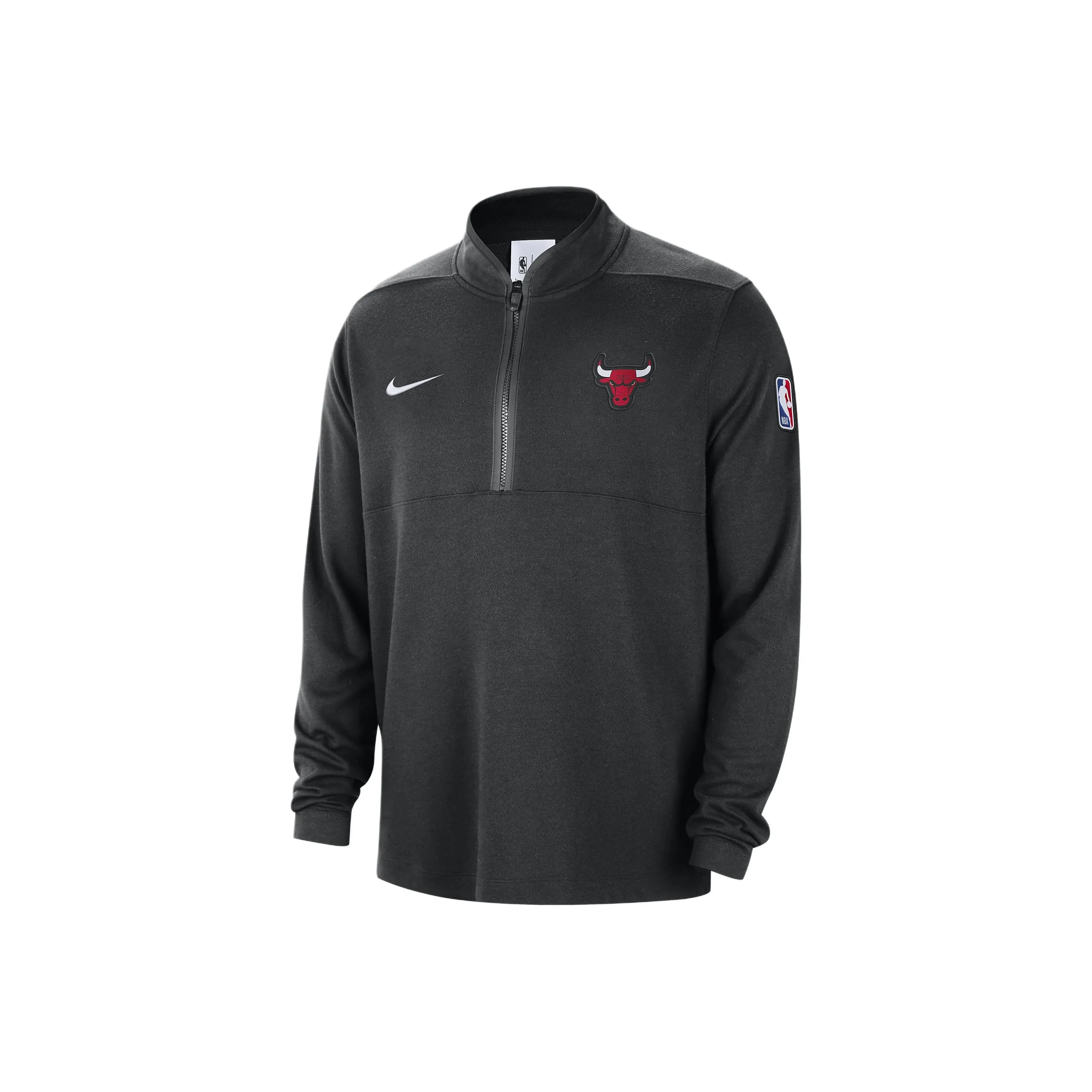 Nike Chicago Bulls Men's Nike Nba 1/2 Zip Long Sleeve Top