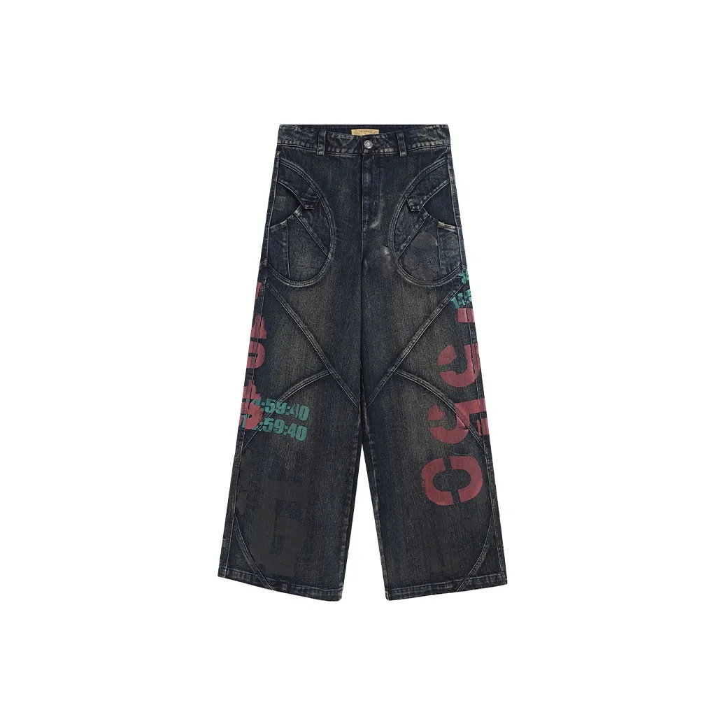 DND4DES Синие Унисекс Джинсы