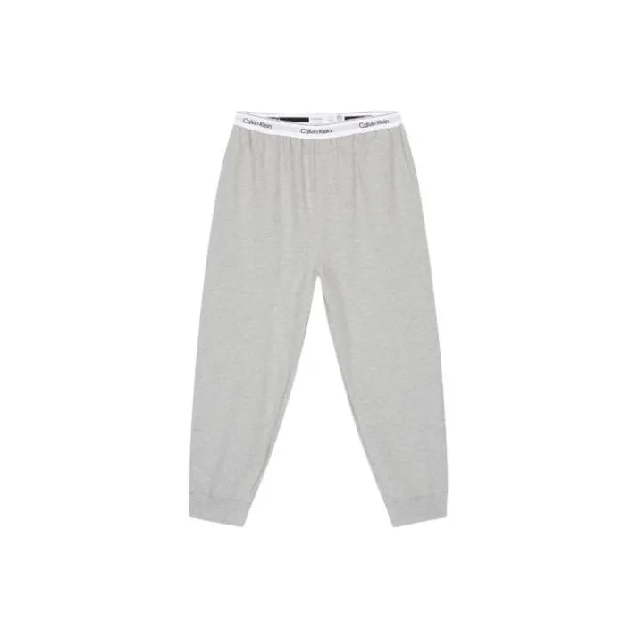 Calvin Klein Knitted Sweatpants Men's Light Gray
