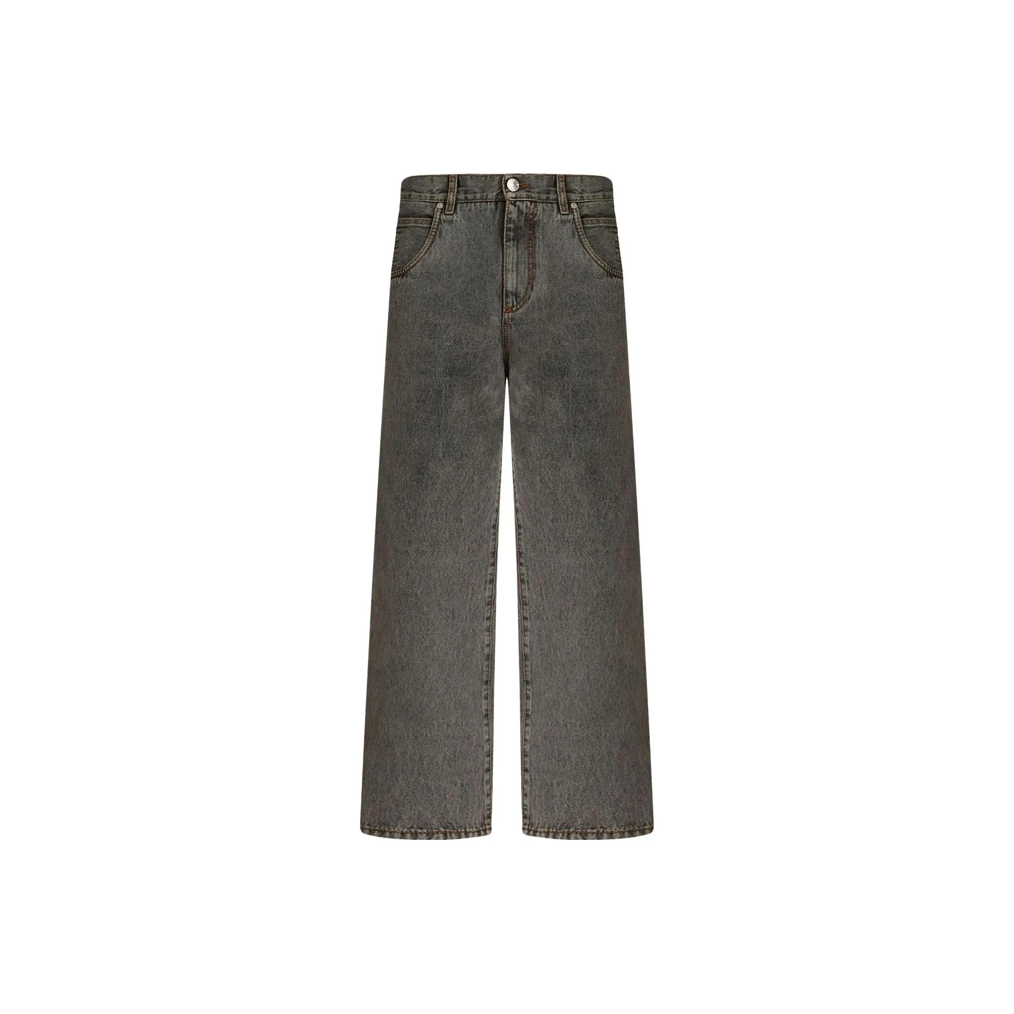 ETRO Logo Embroidered Straight Leg Jeans