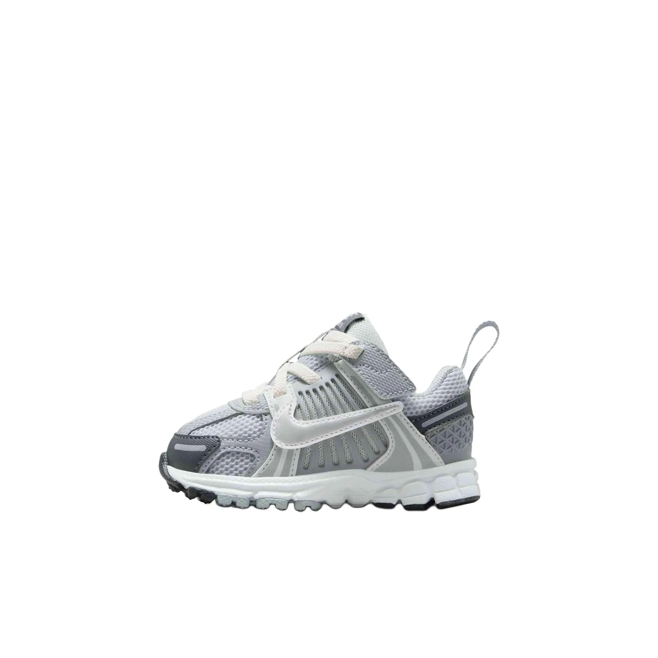 Nike Air Zoom Vomero 5 Slip-resistant Abrasion-resistant Низкий топ Обувь для малышей Металлический серебристый Infant и Toddler
