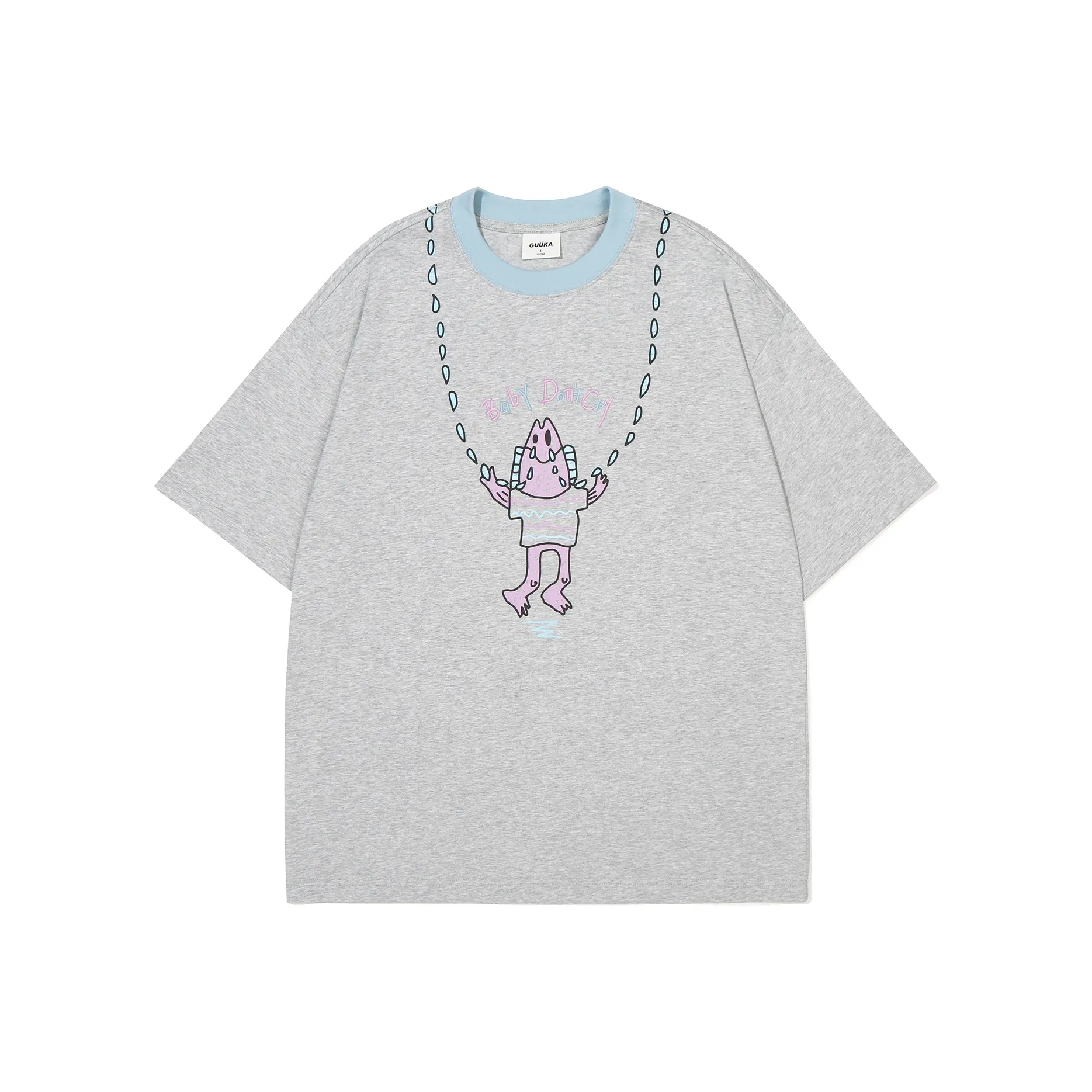 Guuka T Shirt Unisex Heather Gray
