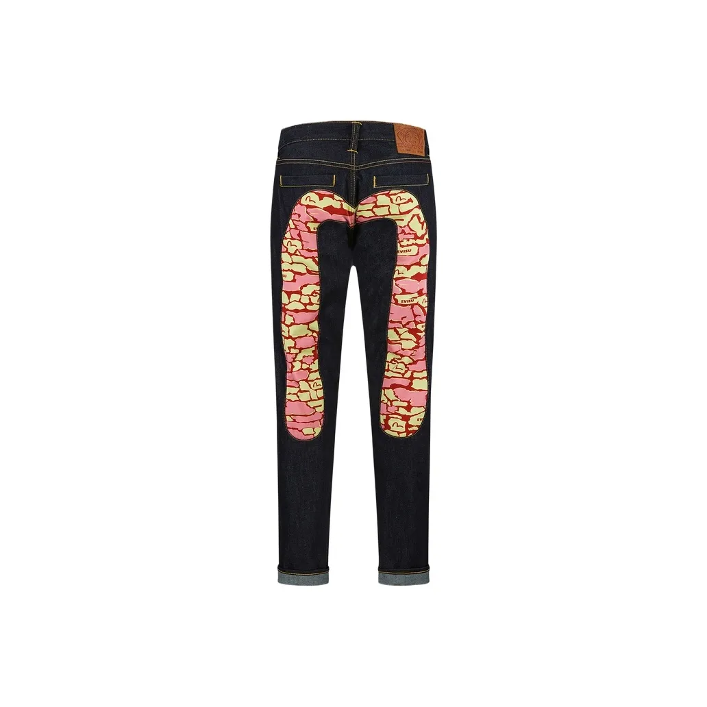 EVISU Stone Wall Camouflage Series Jeans Men's