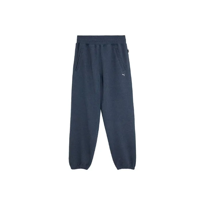 PUMA NAVY PACK KNIT JOGGER TR Knitted Sports Pants Unisex Marine Blue