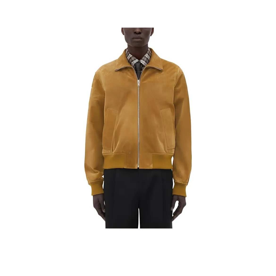 Bottega Veneta Leather Jackets Men Peanuts Sauce