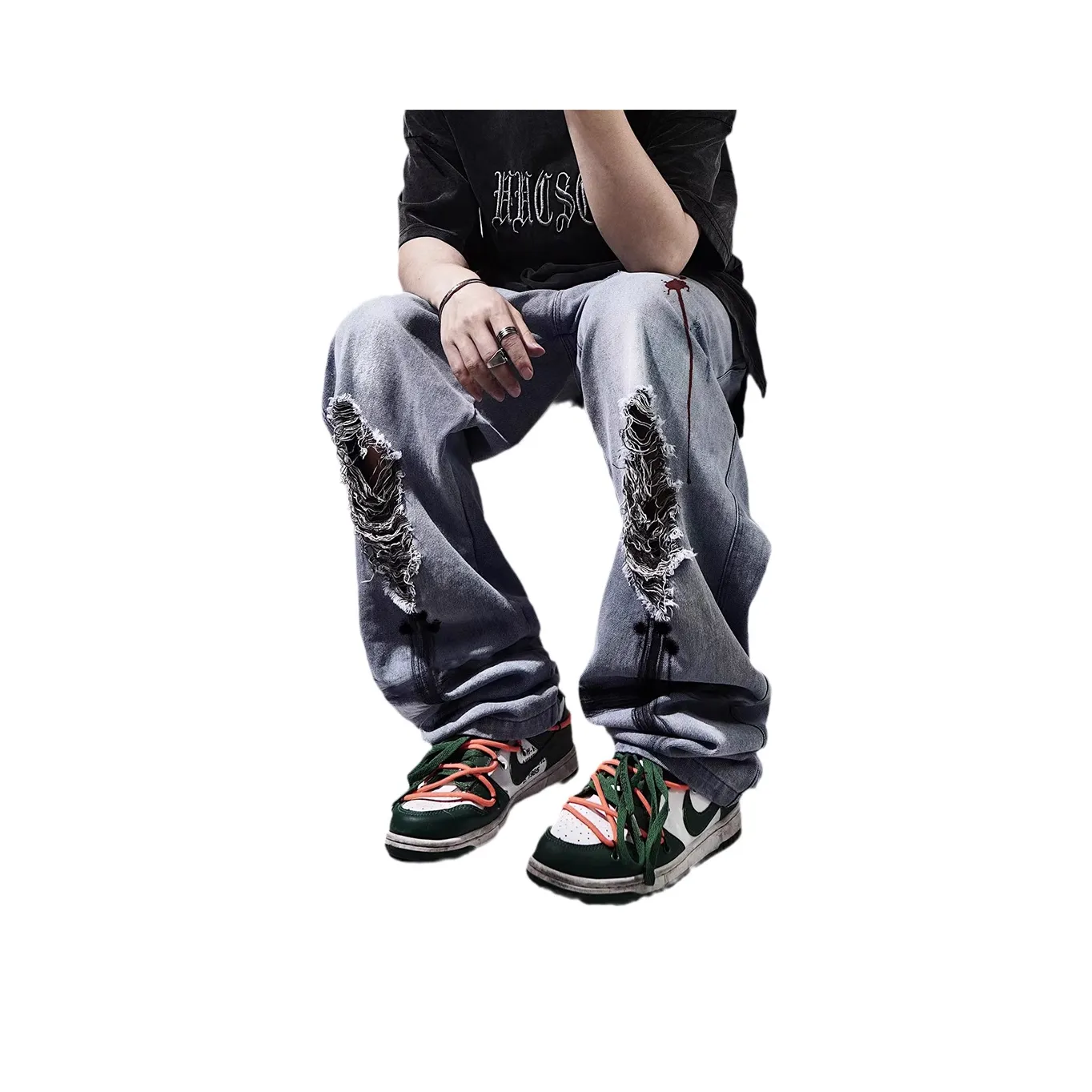 UUCSCC Синий Мужской Джинсы