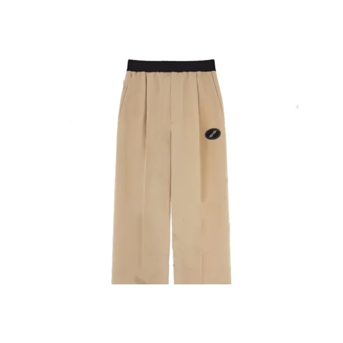 WE11DONE High waisted Pleat detail Trousers