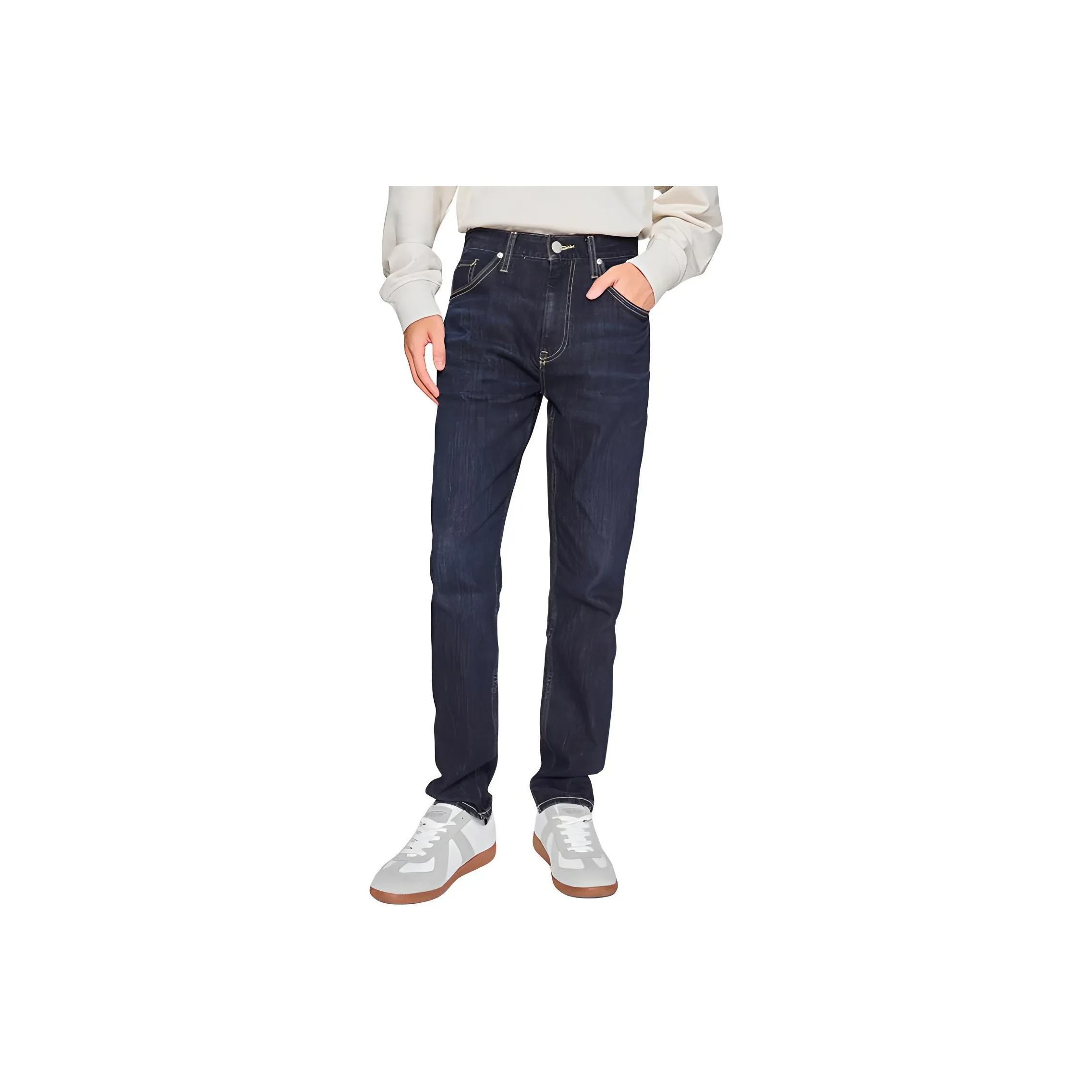 Lee совместный бренд модель Темно-синие Мужские Джинсы