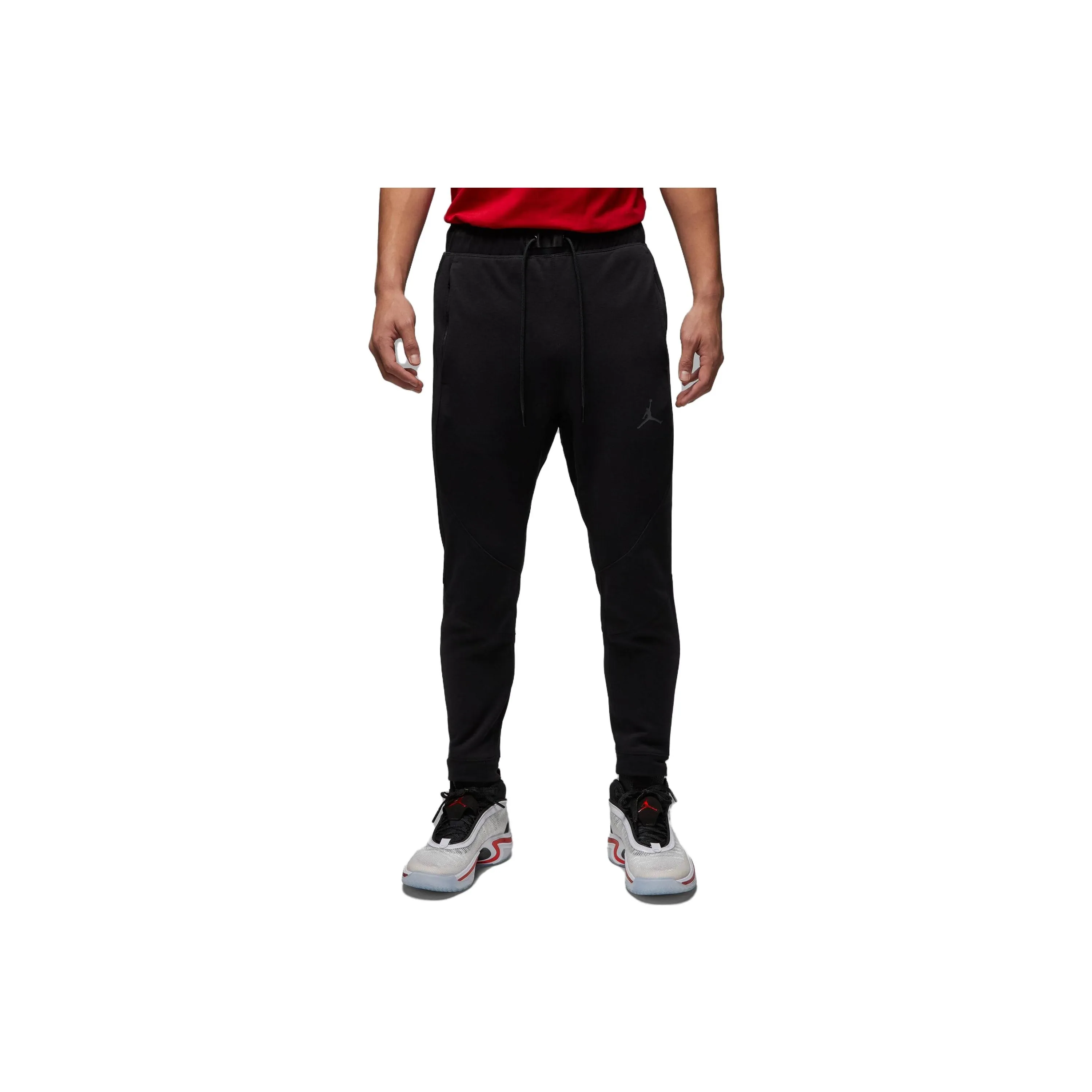 Джордан Dri Fit Вязаные Тренировочные Штаны Мужские Черные