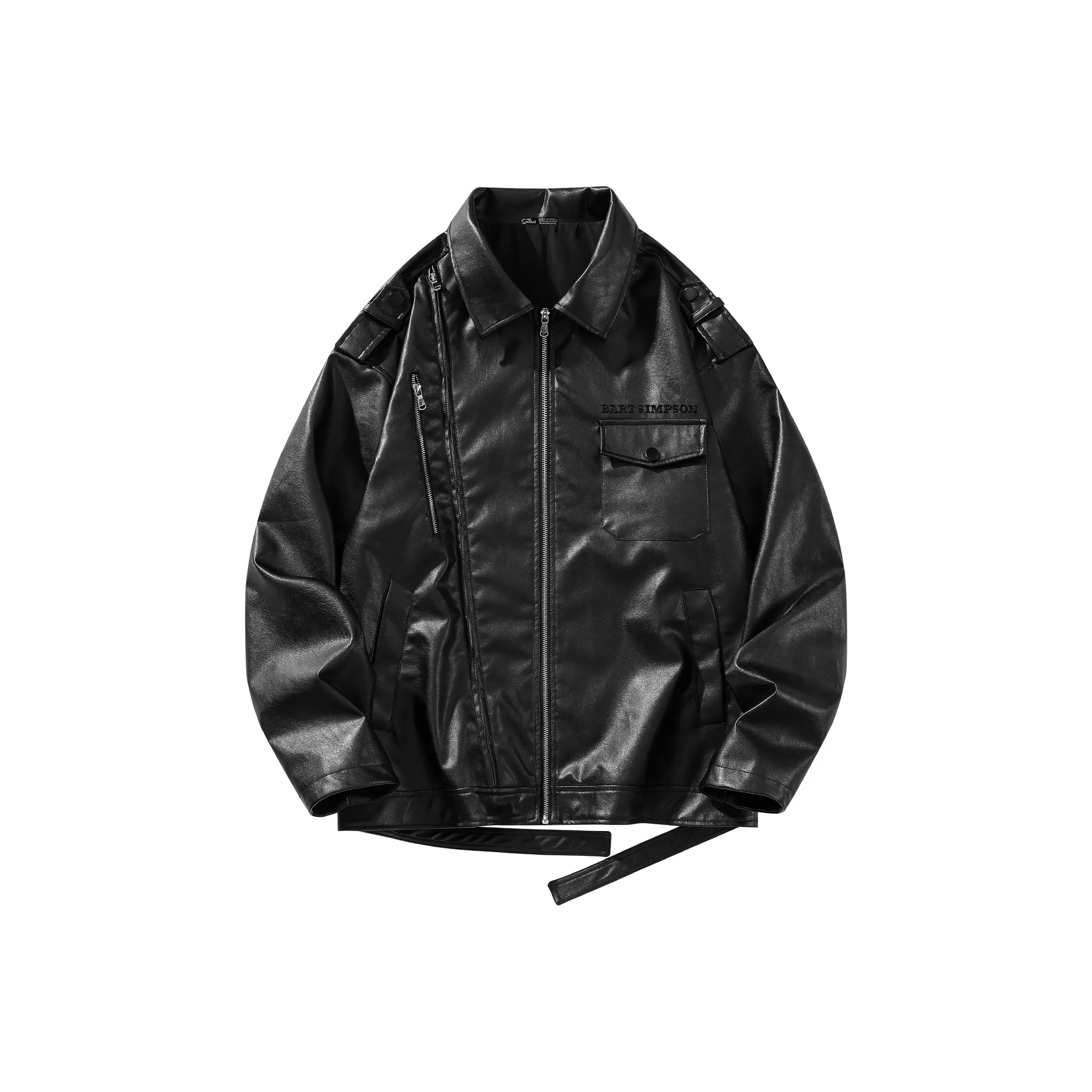 The Simpsons Кожа Куртка Унисекс