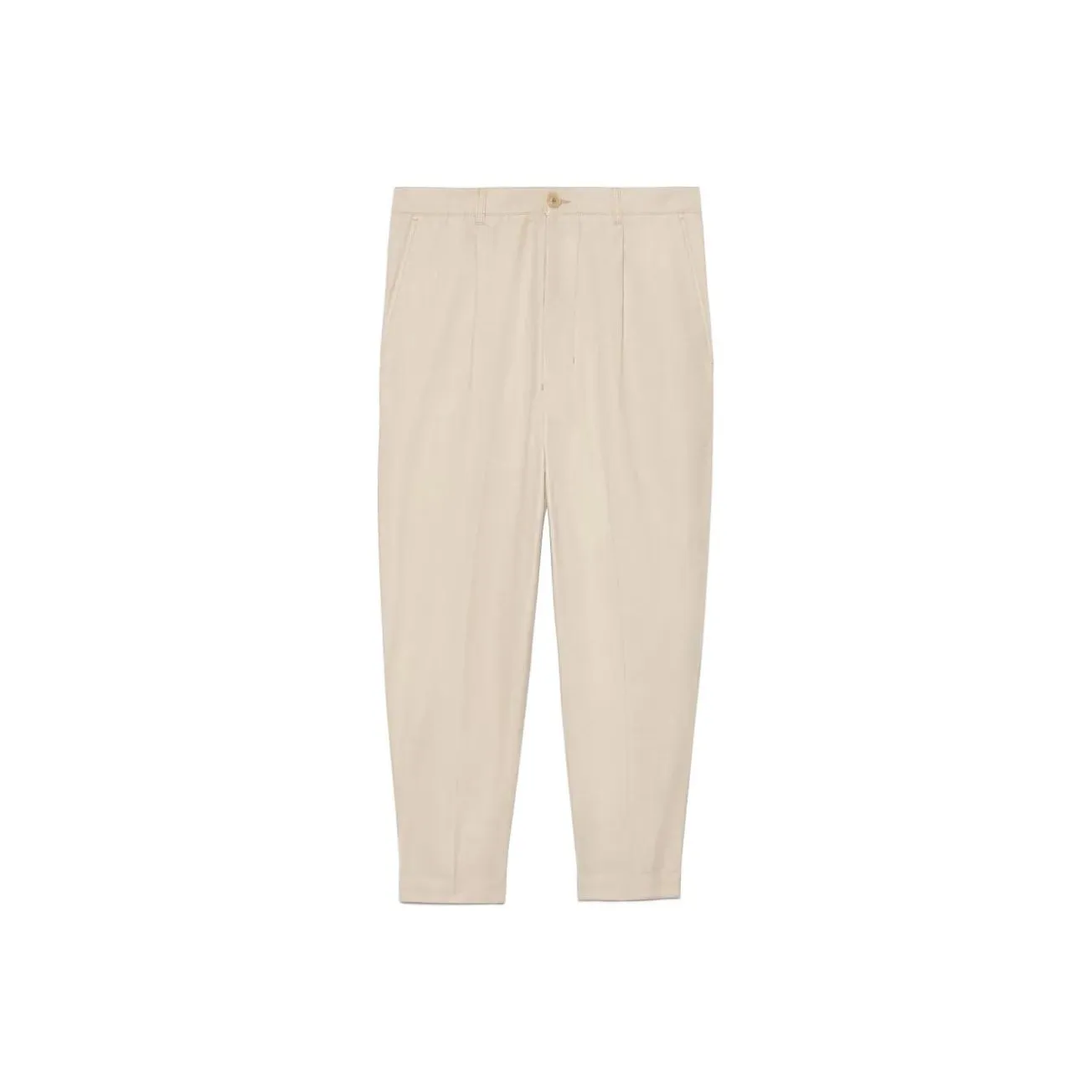 AMIPARIS Turn Up Cuff Cropped Trousers